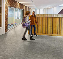 Forbo Allura Decibel 8SE32-3SE32 anthracite seagrass фото 2 | FLOORDEALER